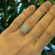 Huitan Silver Trendy Bridal Wedding Ring