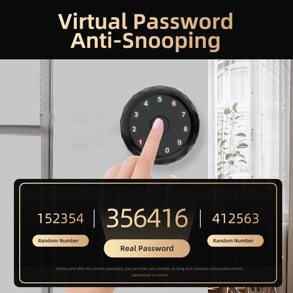 Viladepot Smart Lock Fingerprint Door Lock TYPE-C Interface App Control