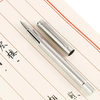 Luxury Metal Fountain Pen 0.38/0.8/1.3mm Curved Nib