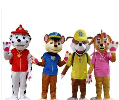Adult Blue Cartoon Dog Mascot Costume – Full Body Party Outfit