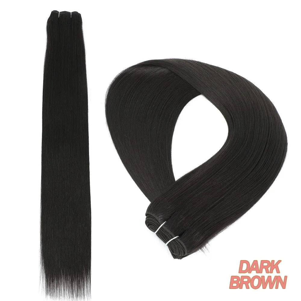 Bone Straight Synthetic Hair Bundles