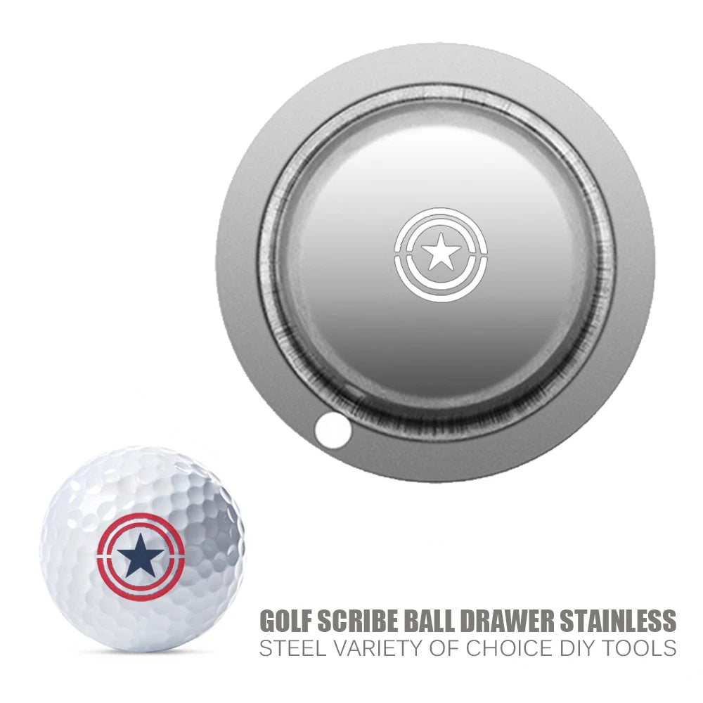 Stainless Steel Golf Ball Line Marker Stencil