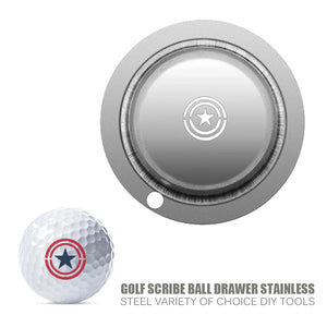 Stainless Steel Golf Ball Line Marker Stencil