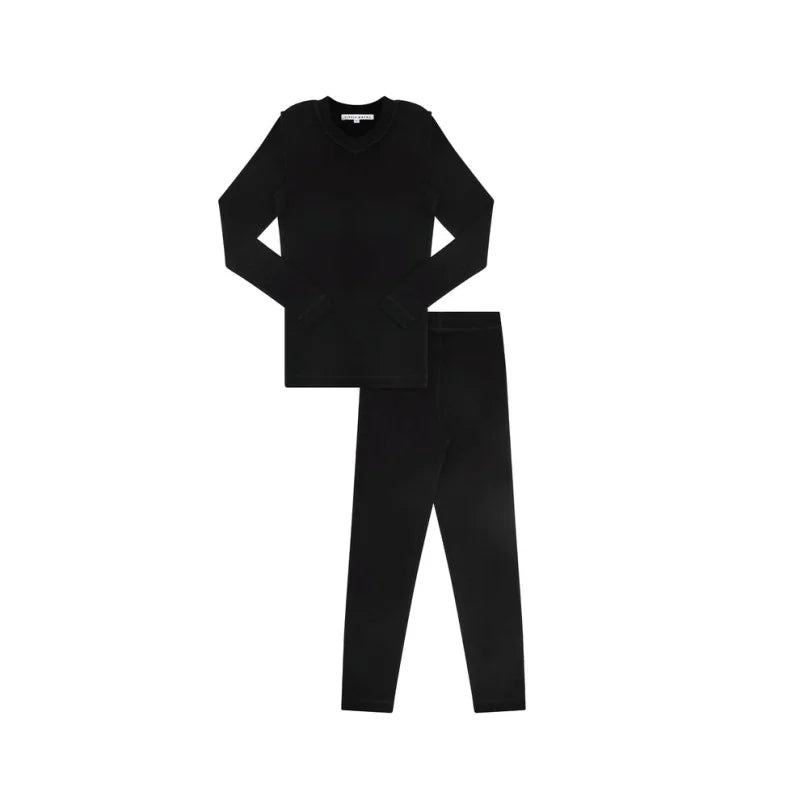 Kids' 2-Piece Sweatshirt & Pants Tracksuit Set – Casual Cotton Outfit for Boys & Girls