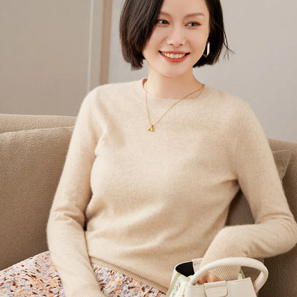 Pure Cashmere Knitted Pullover