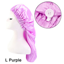 Satin Solid Color Sleeping Cap