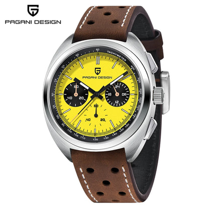 Pagani Design Men's Luxury Quartz Chronograph Watch – Retro Dial Clock
