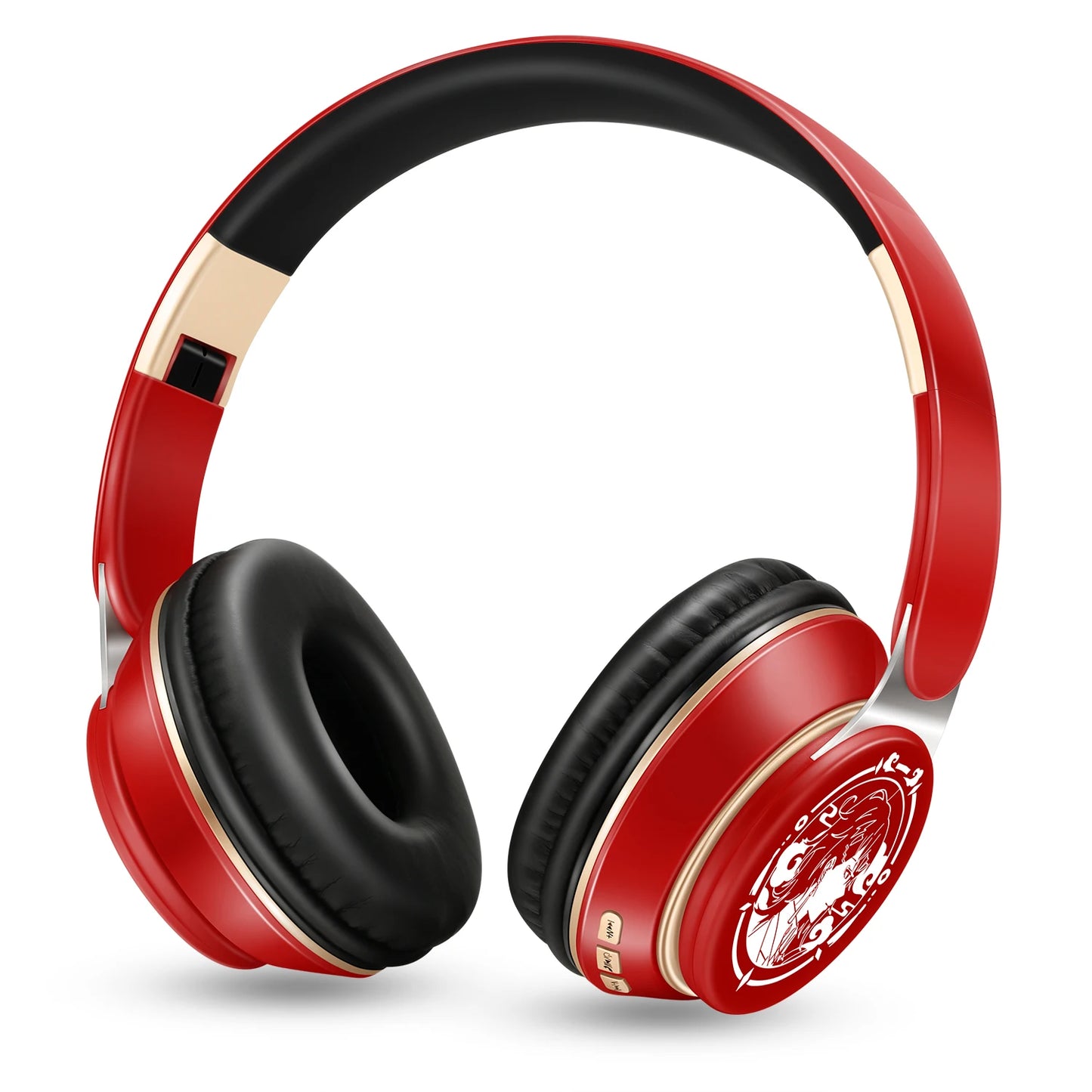 Wireless Over-Ear Bluetooth Headphones with Mic, FM Radio & MP3 Player