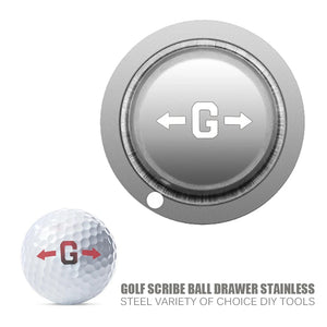 Stainless Steel Golf Ball Line Marker Stencil