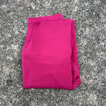 Solid Color High Waist Leggings with Pocket