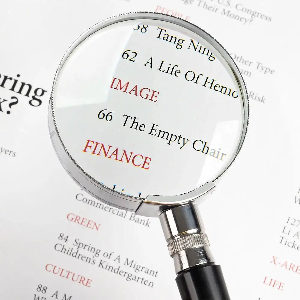 Mini 10X Handheld Magnifying Glass