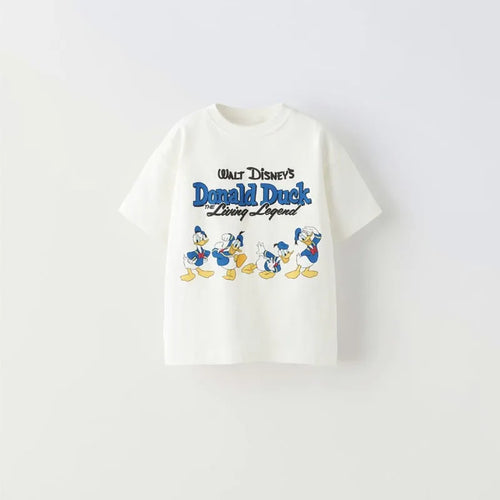 Cartoon Print Short-sleeved T-shirt