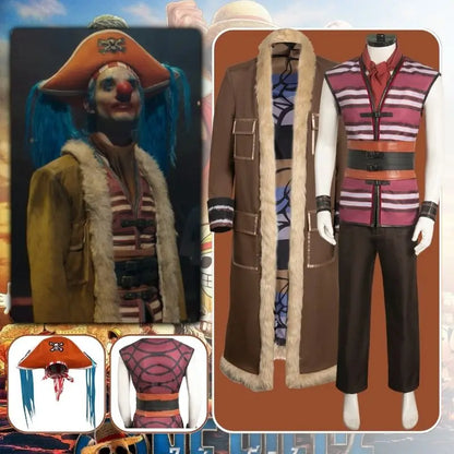 Live Action Buggy the Star Clown Cosplay Costume Set