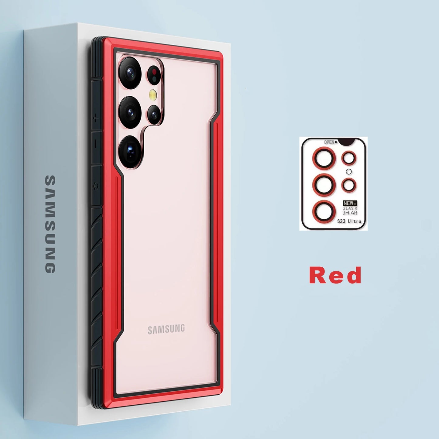 Samsung Galaxy Case with Camera Lens Protector