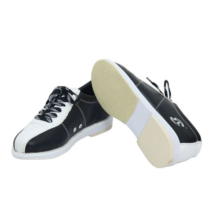 Rubber Sole & Microfiber Slide Pad Lightweight Bowling Shoes