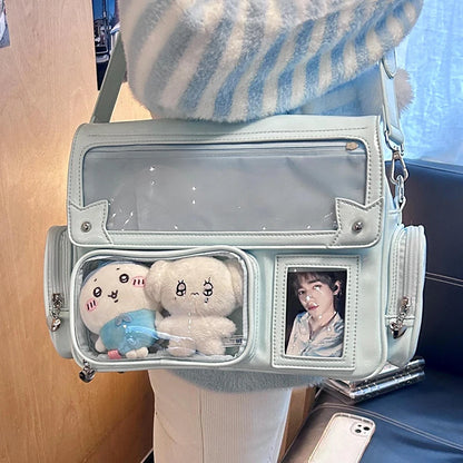 Y2K Harajuku Transparent Window Ita Bag Crossbody Shoulder Bag