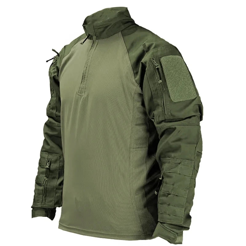 Men's Tactical Multicam Field Combat Long-Sleeve Shirt