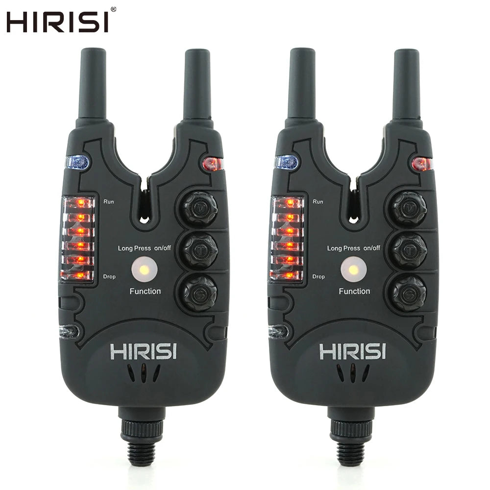 Hirisi Fish Bite Alarm with Adjustable Volume, Tone, Sensitivity & LED Indicator
