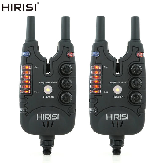 Hirisi Fish Bite Alarm with Adjustable Volume, Tone, Sensitivity & LED Indicator
