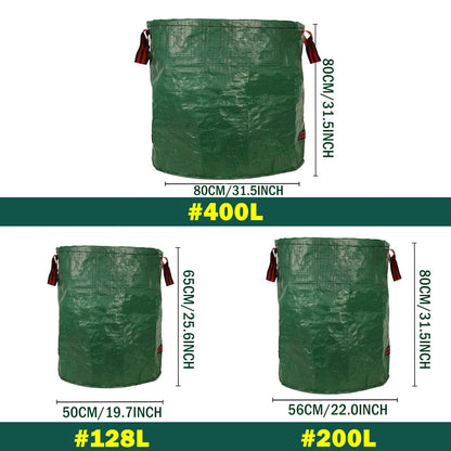 Heavy-Duty Reusable Garden Waste Bag – Waterproof Foldable Leaf & Debris Collector