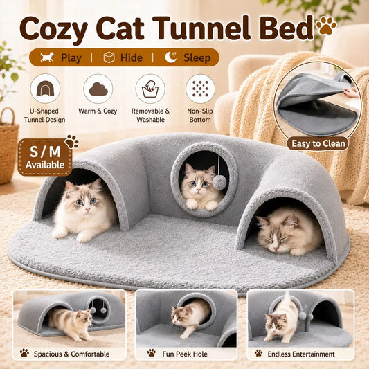 Ultra-Soft Winter Warm Plush Pet Sofa Bed with Raised Edges