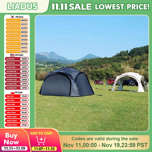 Oversized Outdoor Yurt Dome Canopy