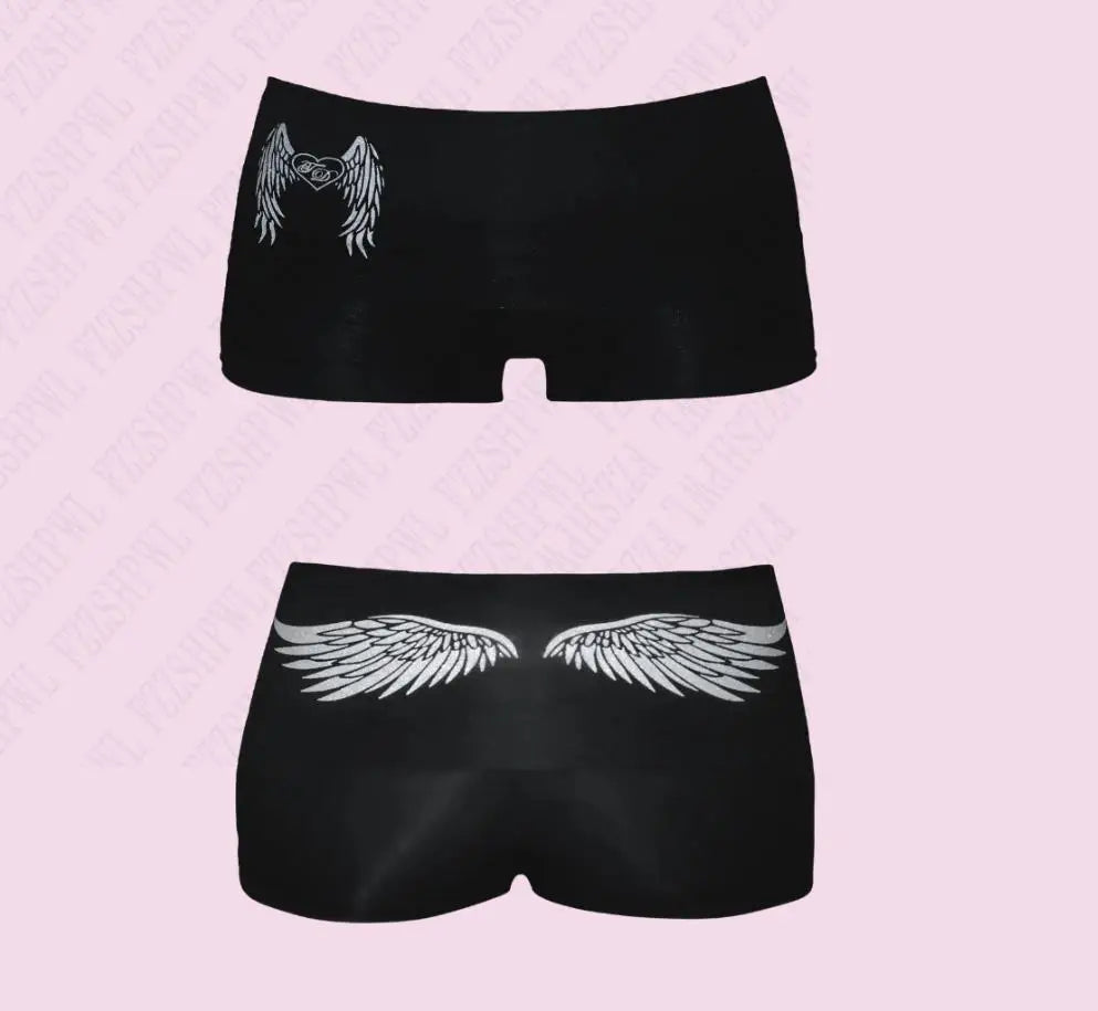 Retro Millennium Patterned Printed Shorts