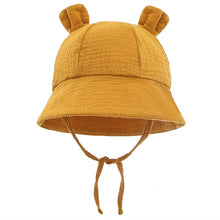Solid Color Soft Baby Bucket Hat