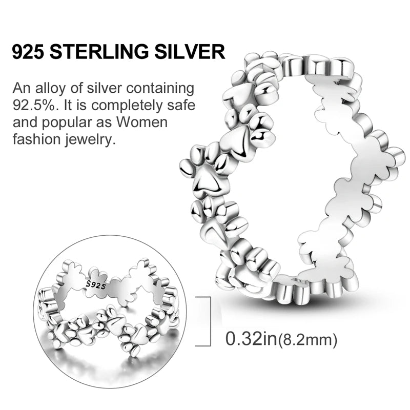 925 Sterling Silver Infinite Love Cubic Zircon Ring