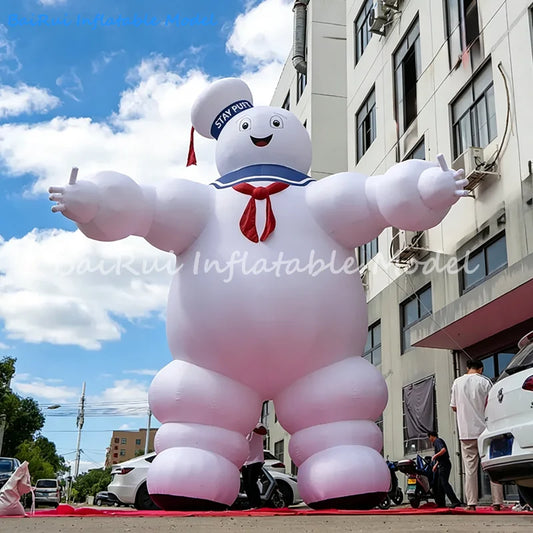 3M Giant Inflatable Stay Puft Marshmallow Man - Outdoor Movie Party Decor