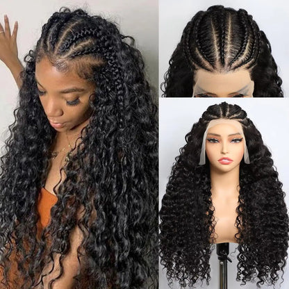 13x6 HD Lace Deep Wave Human Hair Wig (180% - 200% Density)