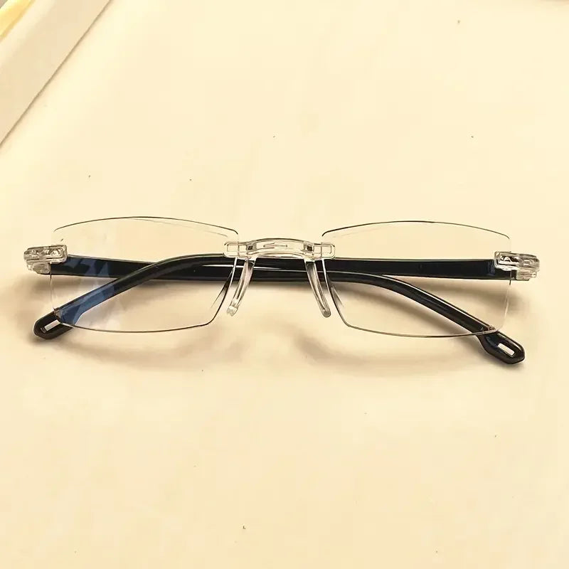 14-Pack Vintage Style Rimless Reading Glasses