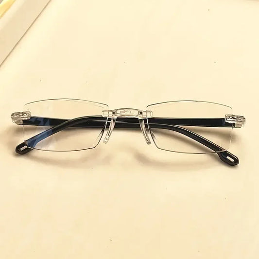 14-Pack Vintage Style Rimless Reading Glasses