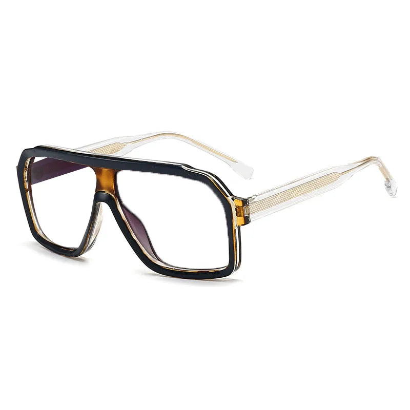 Large Square Frame Blocking Reading Glasses