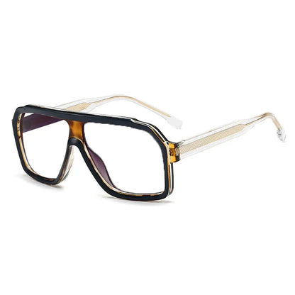 Large Square Frame Blocking Reading Glasses
