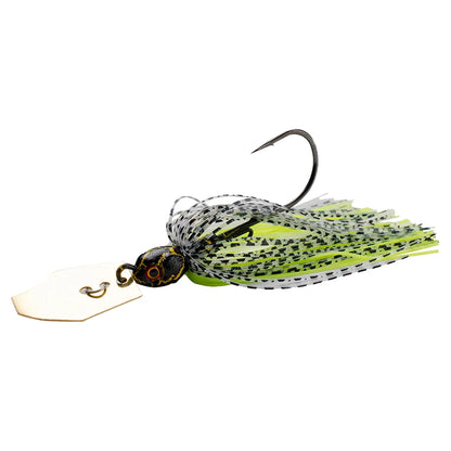 Chatter Weedless Metal Blade Rubber Jig Head Spinner Bait Lures Kit