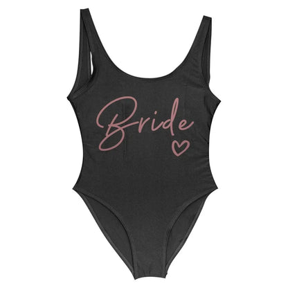 Women’s "Bride" & "Team Bride" One-Piece Swimsuit