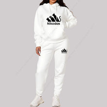 Hooded Top and Sweatpants Two Piece Outfit