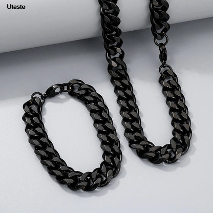 Stainless Steel Cuban Chain Necklace