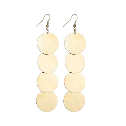 Floating Long Hook Earrings