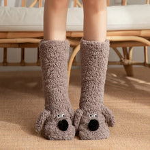 Animal Face Warm Carpet Socks