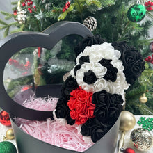 25cm Artificial Teddy Rose Flower Bear with Box