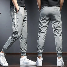 Side Stripe Lightweight Slim Fit Drawstring Joggers