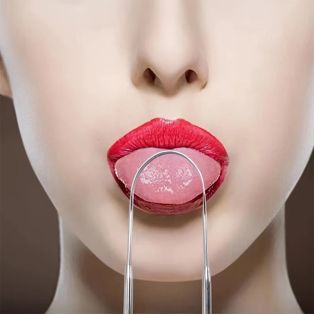 Stainless Steel Tongue Cleaning Scraper
