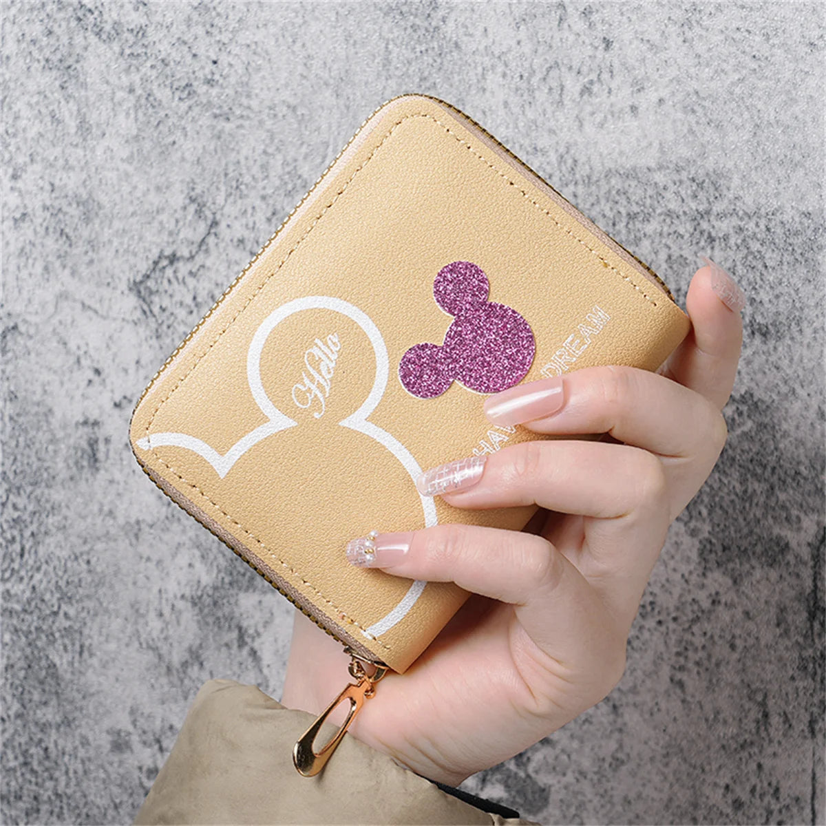 Women's Vintage Hollow PU Leather Long Wristlet Wallet