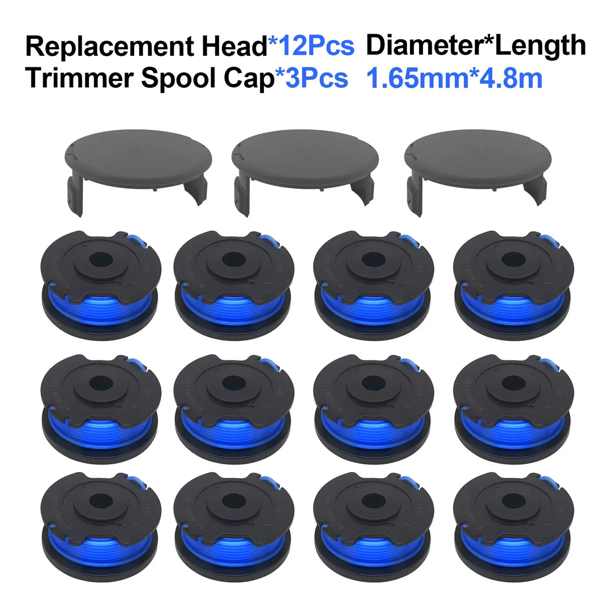 Replacement Trimmer Line & Spool Set for Greenworks