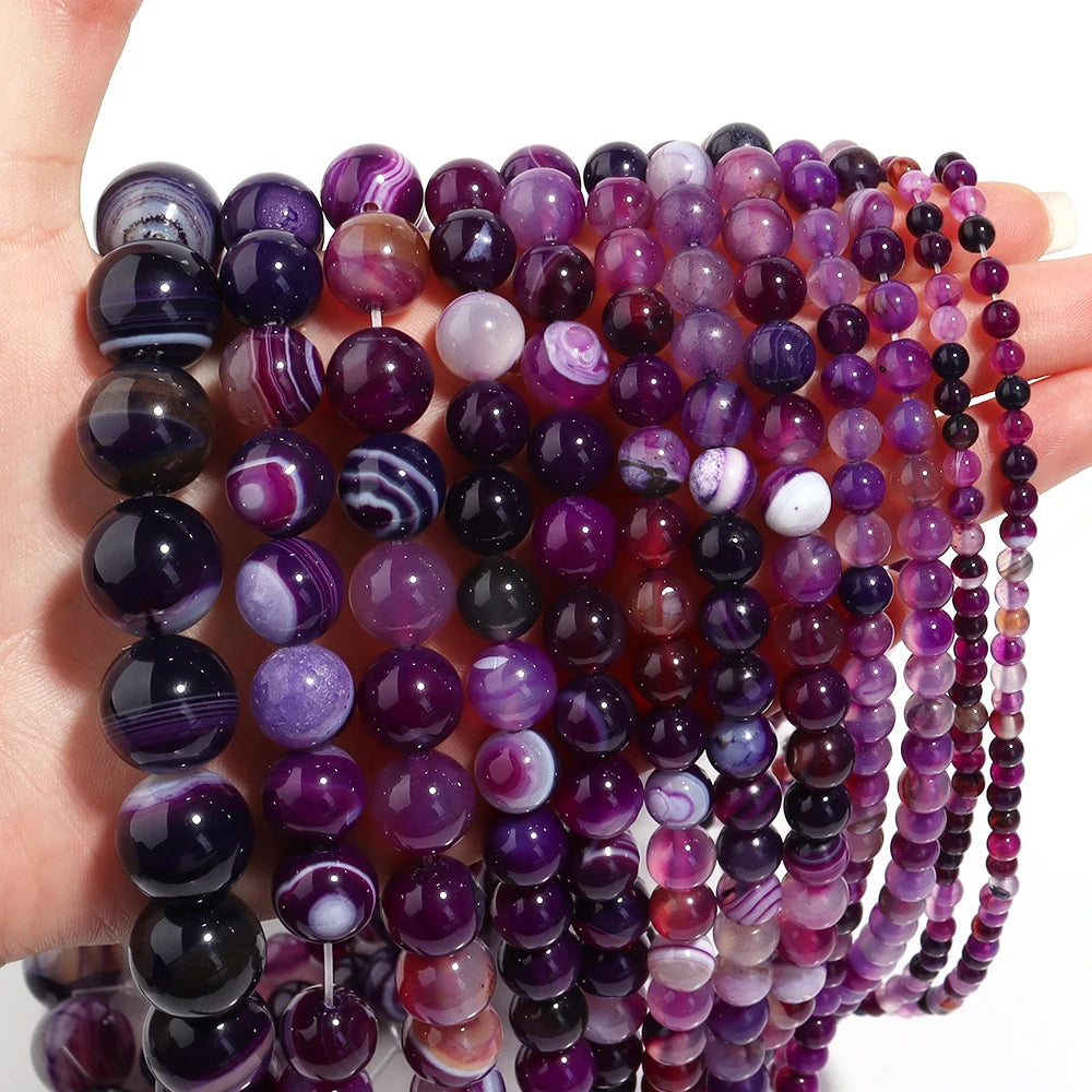 Natural Stone Jade Loose Spacer Beads for DIY Jewelry