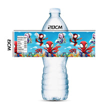 Multipack  Super Hero Water Bottle Label Stickers