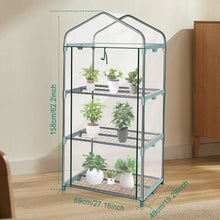 Garden Greenhouse 4 Tier Walk-in Green House Without Iron Frame