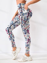Printed High Waistband Leggings with Pockets